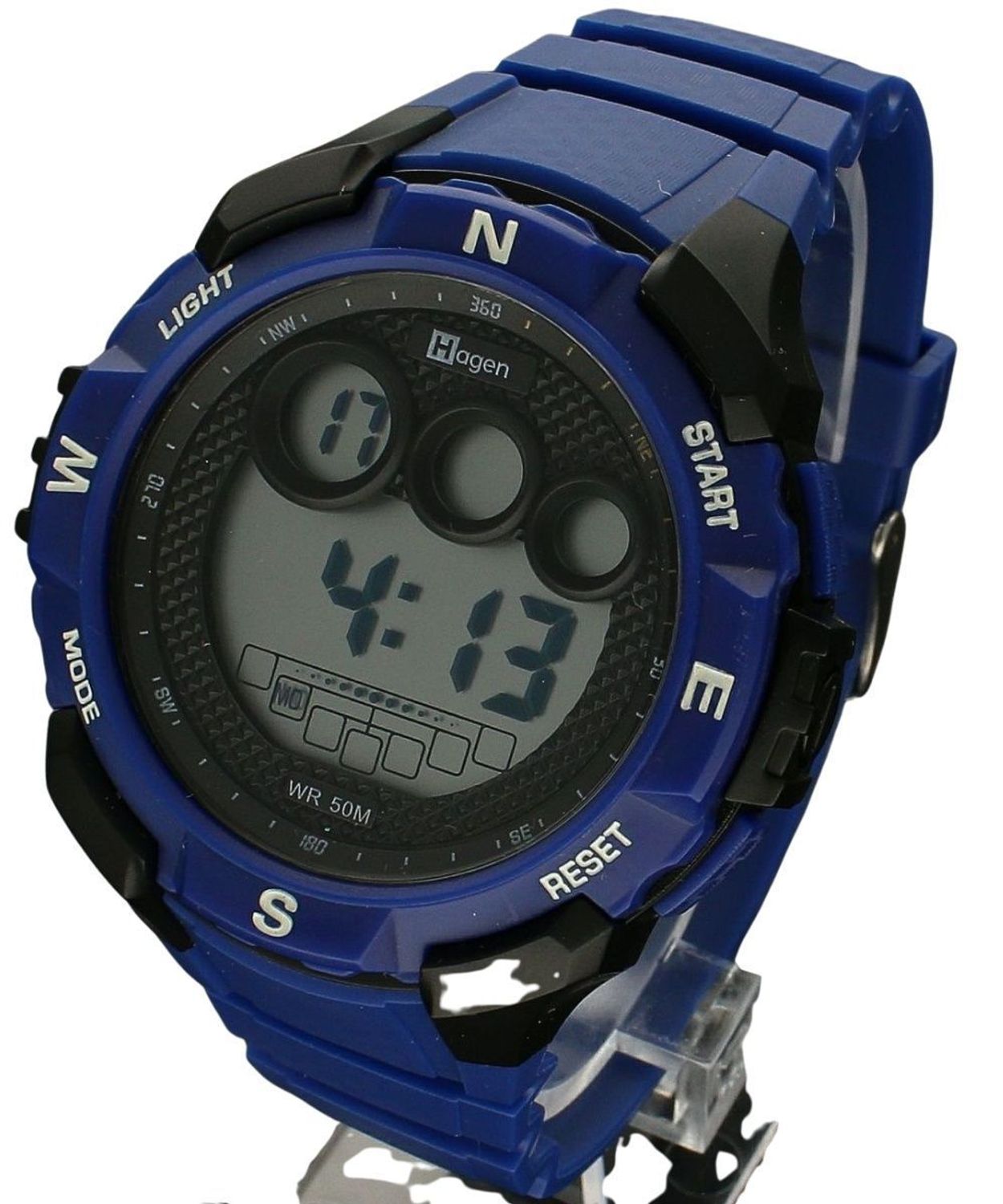 Zegarek męski sportowy Sport Hagen HA-337G Granatowy...jpg